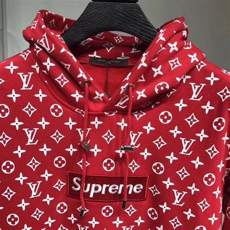 supreme hoodie louis vuitton fake